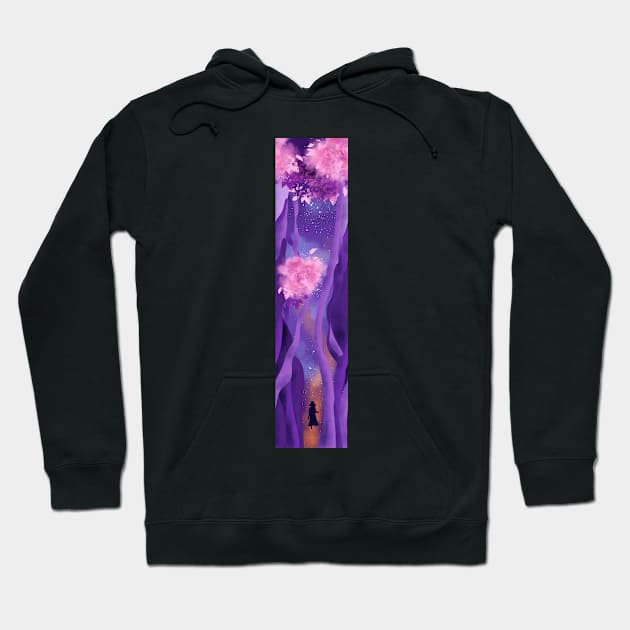 Girl on Path to the Stars Hoodie by nobelbunt